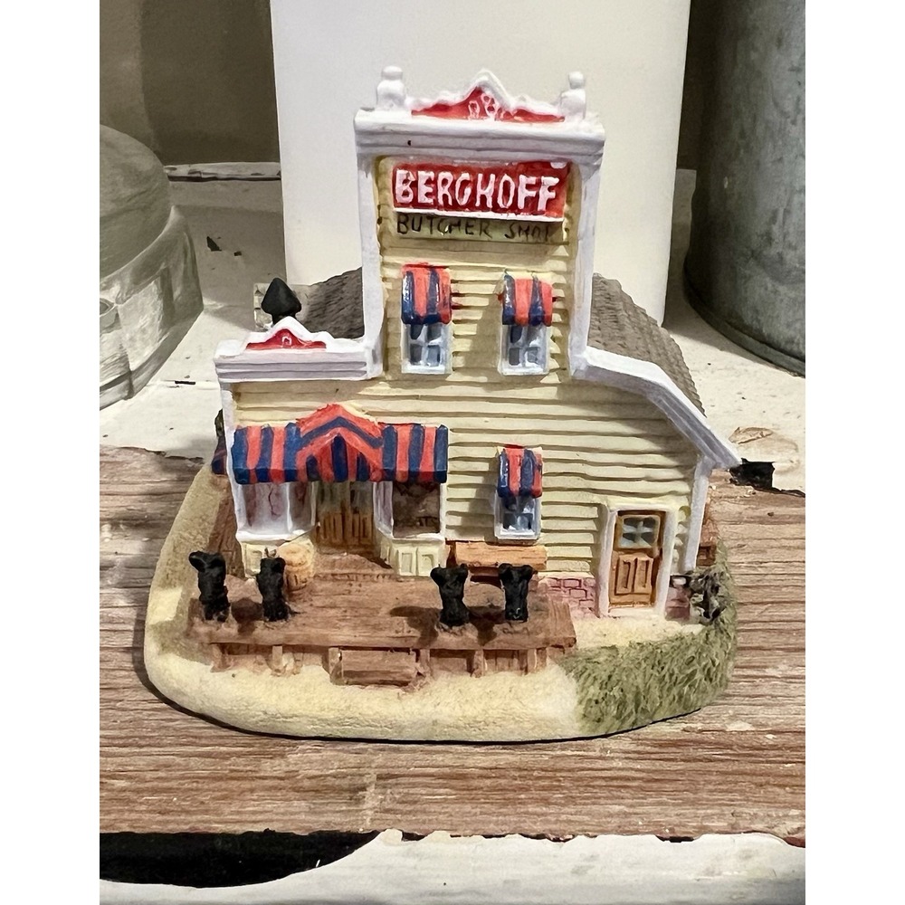 Liberty Falls The Americana Collection Berghoff Butcher Shop /Original Box AH131